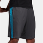 Adidas Men's D2M 3 Stripe Shorts Gray Size X-Large