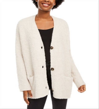 American Rag Junior's V Neck Cardigan Beige Size Large