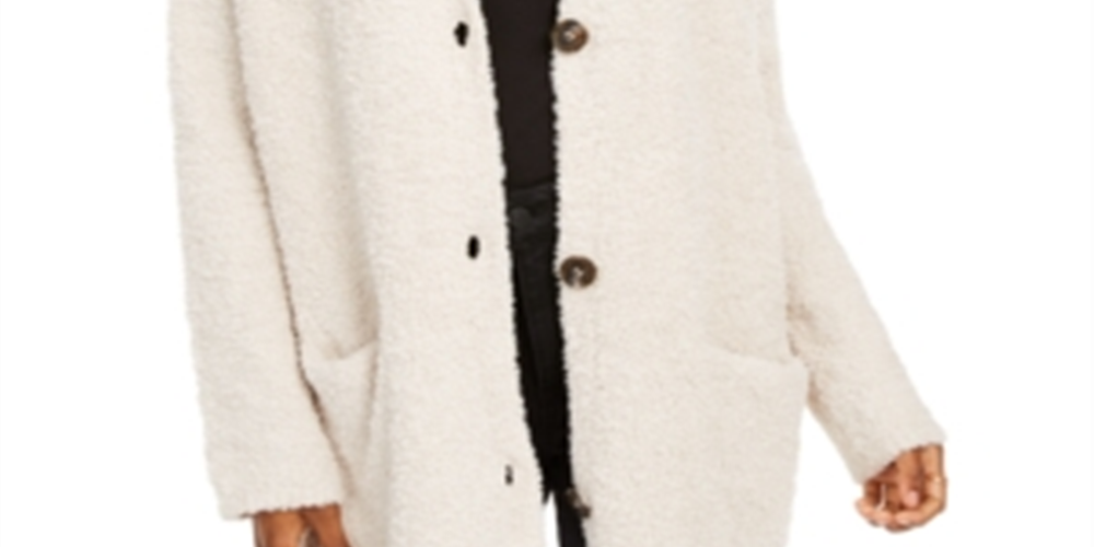 American Rag Junior's V Neck Cardigan Beige Size Large