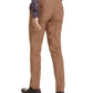 Bar III Men's Slim Fit Active Stretch Performance Suit Separate Pants Brown Size 33X32