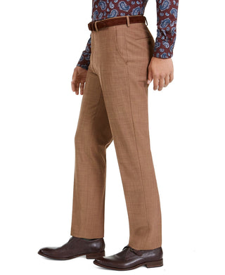 Bar III Men's Slim Fit Active Stretch Performance Suit Separate Pants Brown Size 33X32