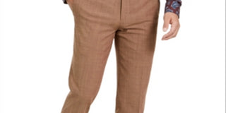 Bar III Men's Slim Fit Active Stretch Performance Suit Separate Pants Brown Size 33X32
