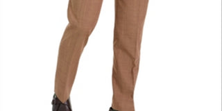 Bar III Men's Slim Fit Active Stretch Performance Suit Separate Pants Brown Size 33X32