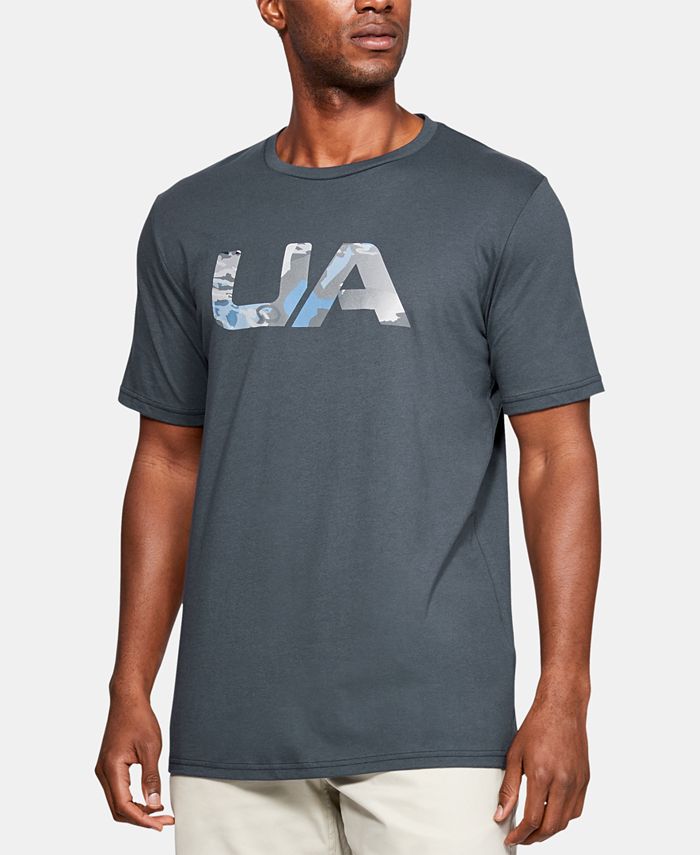 Under Armour Men's Graphic Crewneck Short Sleeve T-Shirt  Gray Size Small