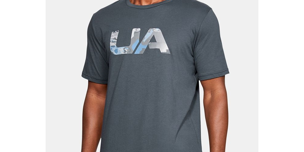 Under Armour Men's Graphic Crewneck Short Sleeve T-Shirt  Gray Size Small