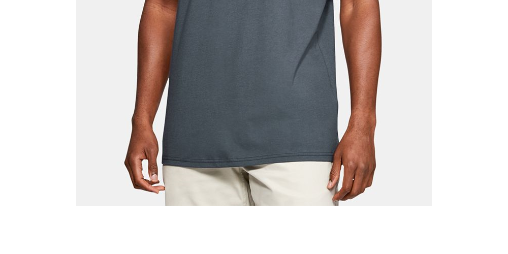 Under Armour Men's Graphic Crewneck Short Sleeve T-Shirt  Gray Size Small