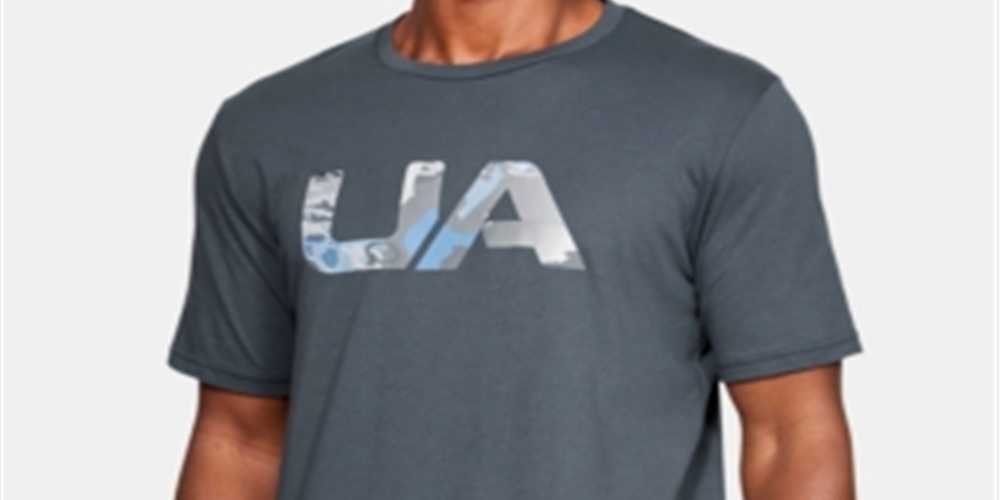 Under Armour Men's Graphic Crewneck Short Sleeve T-Shirt  Gray Size Small