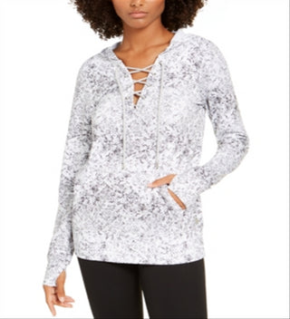 Ideology Women's Fitness Funning Pullover Top White Size Medium