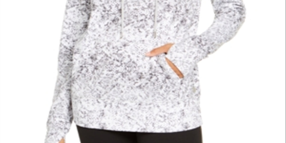 Ideology Women's Fitness Funning Pullover Top White Size Medium