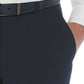 Perry Ellis Men's Modern Fit Non Iron Performance Stretch Textured Check Dress Pants Navy Size 40X32
