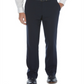 Perry Ellis Men's Modern Fit Non Iron Performance Stretch Textured Check Dress Pants Navy Size 40X32