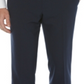 Perry Ellis Men's Modern Fit Non Iron Performance Stretch Textured Check Dress Pants Navy Size 40X32