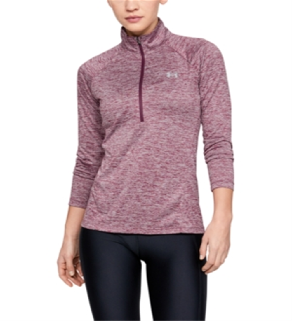 Under Armour Women's Tech Twist Half Zip Jacket Purple Size Medium