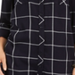 Style & Co Women's Plaid Tunic Blue Size Petite L