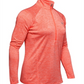 Under Armour Women's Tech Half Zip Top Orange Size X-Small