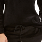 Karen Scott Women's Velour Sweatshirt Black Size Petite Small