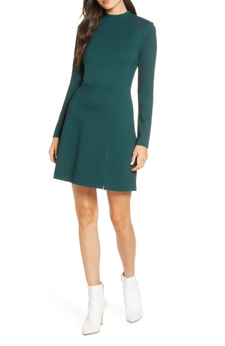 French Connection Women's Bayou Sapphire Beau Lula Dress Green Size 4