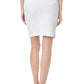Joe's Women's Jeans Denim Button Fly Pencil Skirt White Size 30