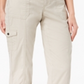 Style & Co Women's Convertible Cargo Pants Beige Size 12
