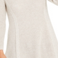 Style & Co Women's Mixed Stitch Cowlneck Tunic Beige Size Large