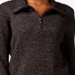 Karen Scott Women's Marled Knit Sweater Black Size Petite L