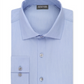 Kenneth Cole Reaction Men's Slim Fit Techni Dress Shirt Blue Size 18X34X35