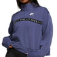 Nike Women's Plus Air Zip Cropped Top Purple Size 3X