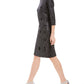 Jessica Howard Women's Glitter Knit Dress Black Size 14 Petite