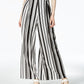 BAR III Women's Striped Pants Black Size XX-Large