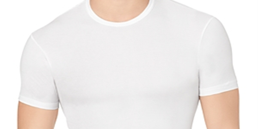 Calvin Klein Men's Micro Modal Crew Neck T-Shirt White Size X-Large