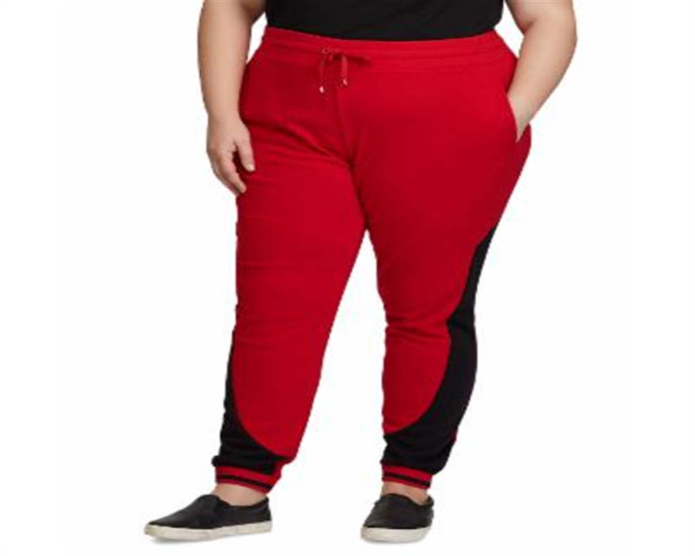 Ralph Lauren Women's Plus Terry Track Pants Red Size 2X