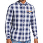 Sean John Men's Classic Big Tall Collared Shirt Blue Size XXXX-Large