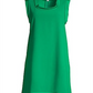 Trina Turk Women's Double Rainbow Shift Dress Green Size Small