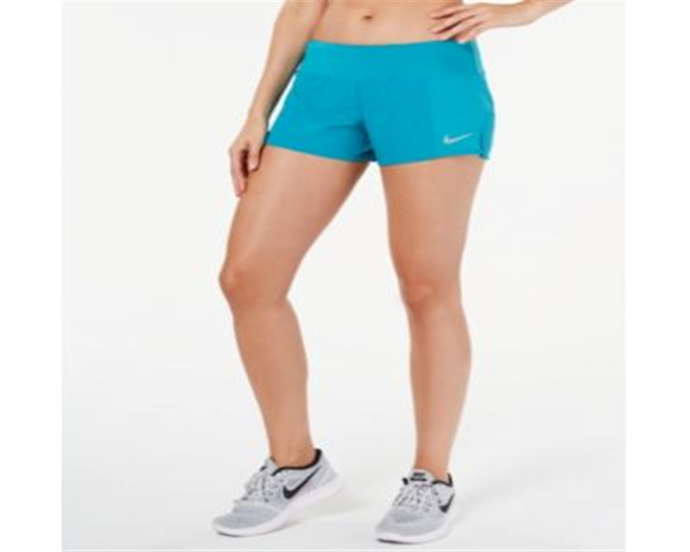 Nike Women's Fitness Running Shorts Green Size X-Large