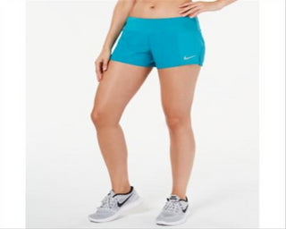 Nike Women's Fitness Running Shorts Green Size X-Large