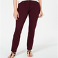 Style & Co Women's Solid Skinny Leggings Red Size 2 Petite