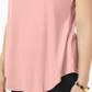 JM Collection Women's Scoop Neck Top Pink Size Small