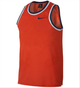 Nike Men's Dri FIT Mesh Basketball Jersey Orange Size Medium