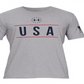 Under Armour Men's Short Sleeve T-Shirt Gray Size XX-Large