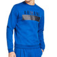 AX Armani Exchange Men's Chest Logo Sweatshirt Blue Size XX-Large