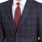 Tommy Hilfiger Men's Plaid Classic Fit Blazer Blue Size 42