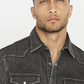 Buffalo David Bitton Men's Long Sleeve Slim Fit Button Down Casual Shirt Black  Size Small