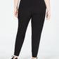 Ideology Women's Plus Fitness Running Track Pants Black Size 3X