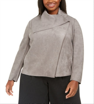 Anne Klein Women's Wrap Jacket Black Size 1X