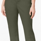 Style & Co Women's Curvy Cuffed Capri Jeans Green Size 18