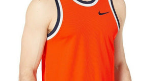 Nike Men's Dry Classic Basketball Jersey Orange Size Small