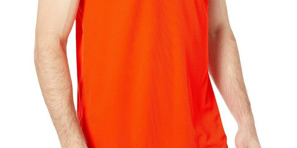 Nike Men's Dry Classic Basketball Jersey Orange Size Small