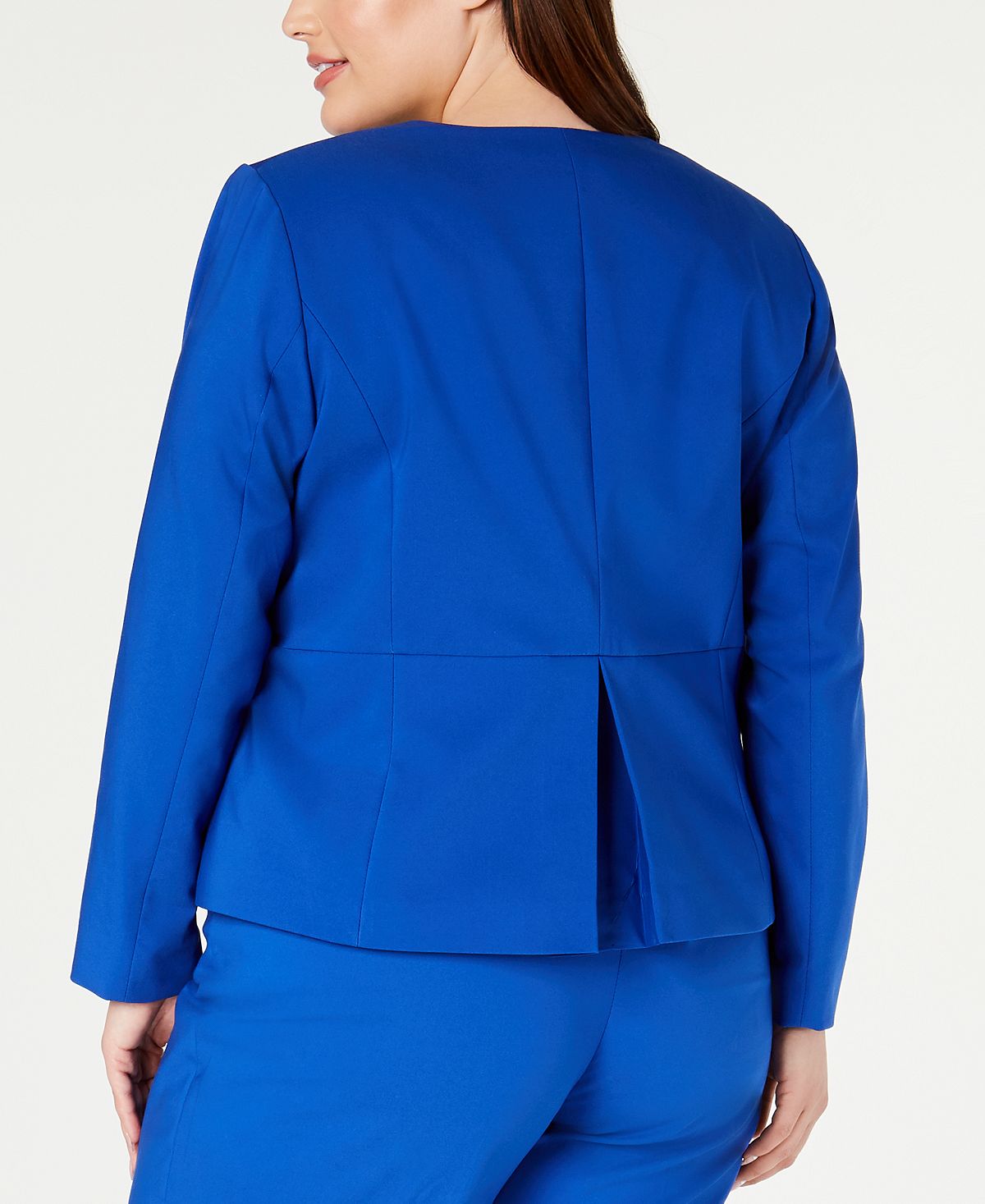 Calvin Klein Women's Wear to Work Jacket Blue Size Petite Small