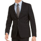 Calvin Klein Men's Skinny Fit Infinite Stretch Plaid Suit Separate Jacket Black Size 44