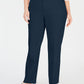 Charter Club Women's Newport Straight Leg Pants Blue Size 22W